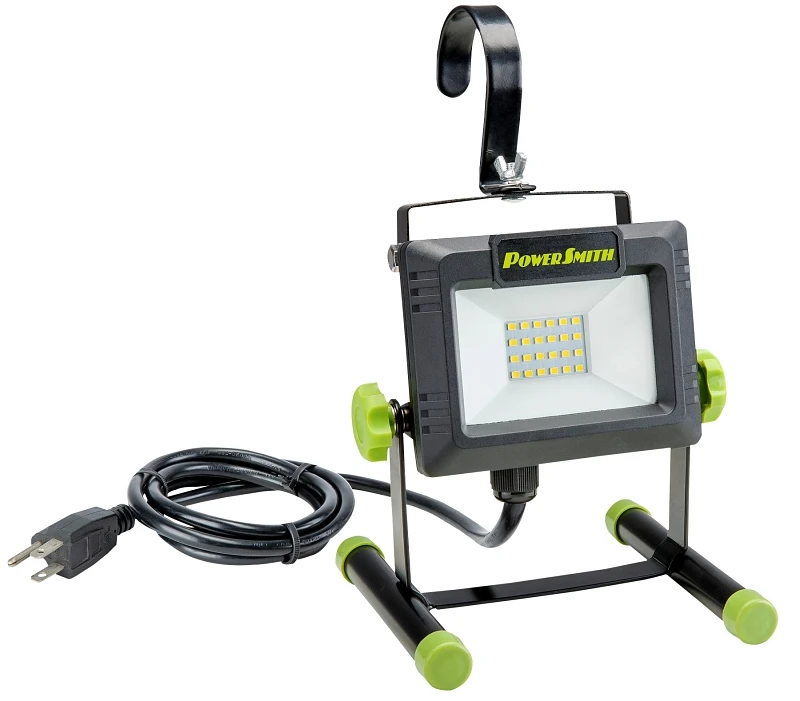 2000 Lumen Led Work Light – Weatherproof, Adjustable Hook & Metal Stand