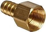 Brass Hose Fitting Connector 1/2 Barb X 1/2 Female Pipe