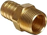 Brass Hose Fitting Connector 5/8 Barb X 1/2 Male Pipe