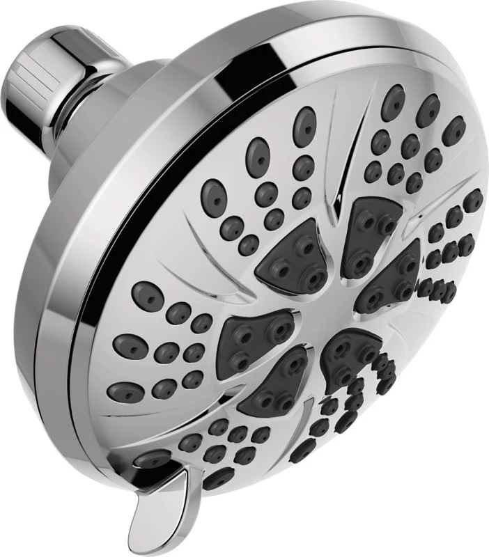 6 Setting Chrome Showerhead Model 75661 - Easy Installation & Water Saving