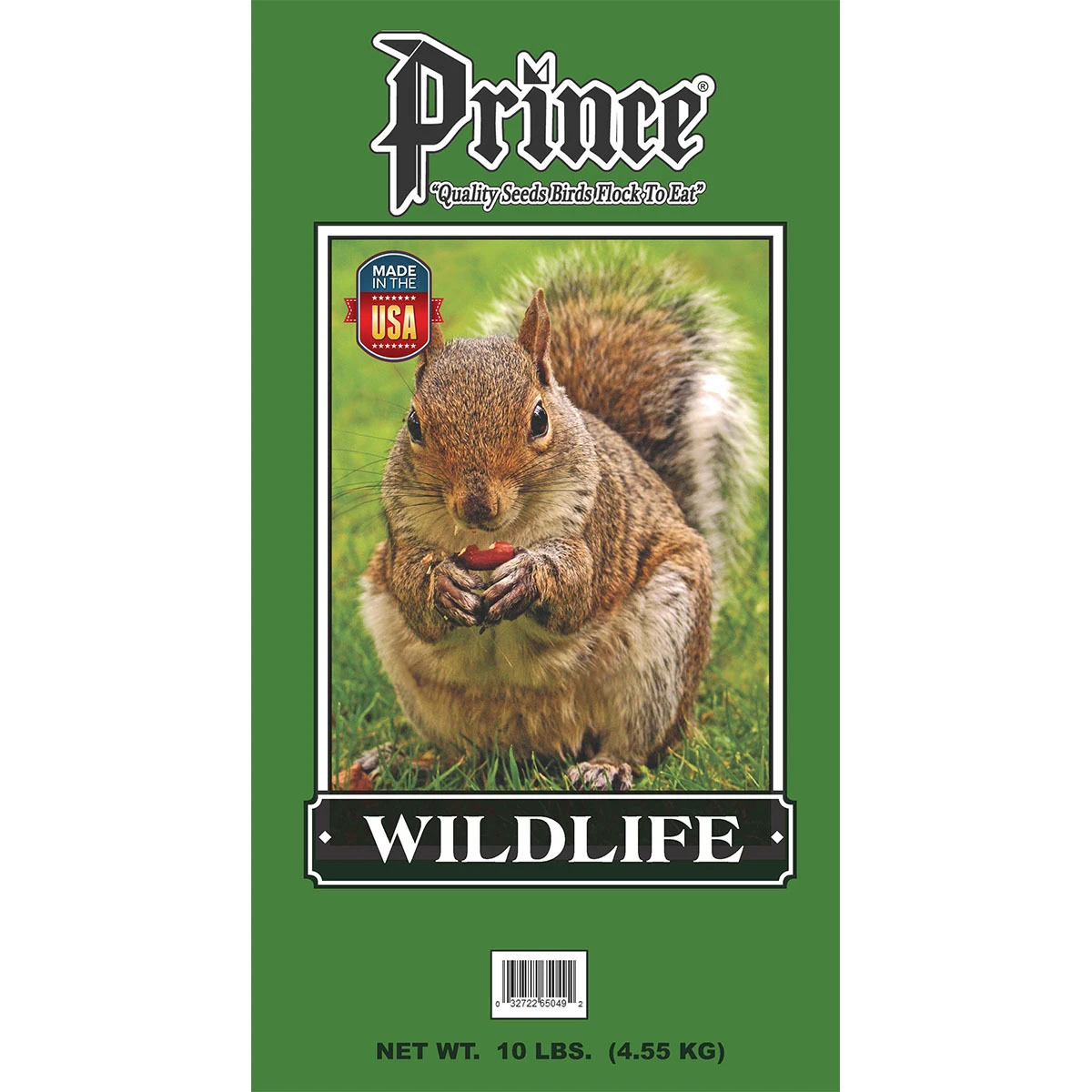 Wild Bird Feed 10 Lbs Dark Green Bag For All Birds