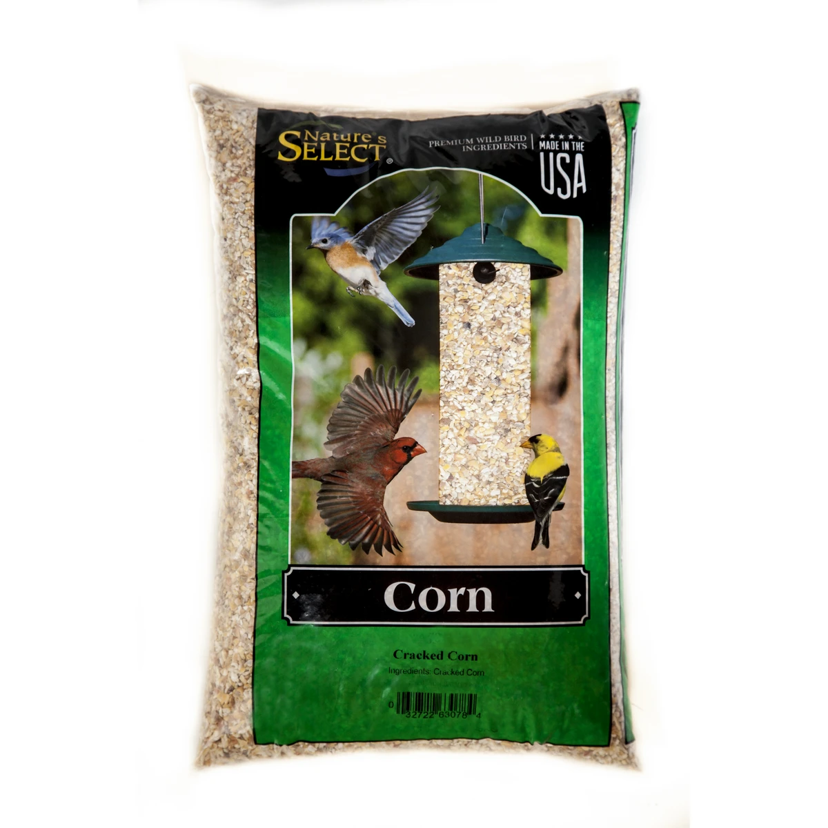 063078 10 Pounds Medium Cracked Corn For Poultry And Livestock Feed