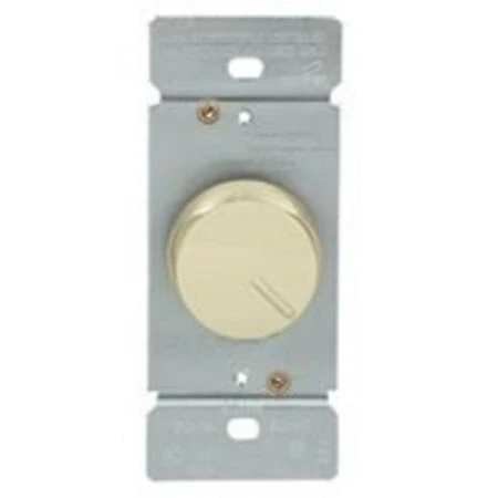 Rotary Dimmer Switch - Ivory - 600 Watts - No Preset - Model R1061