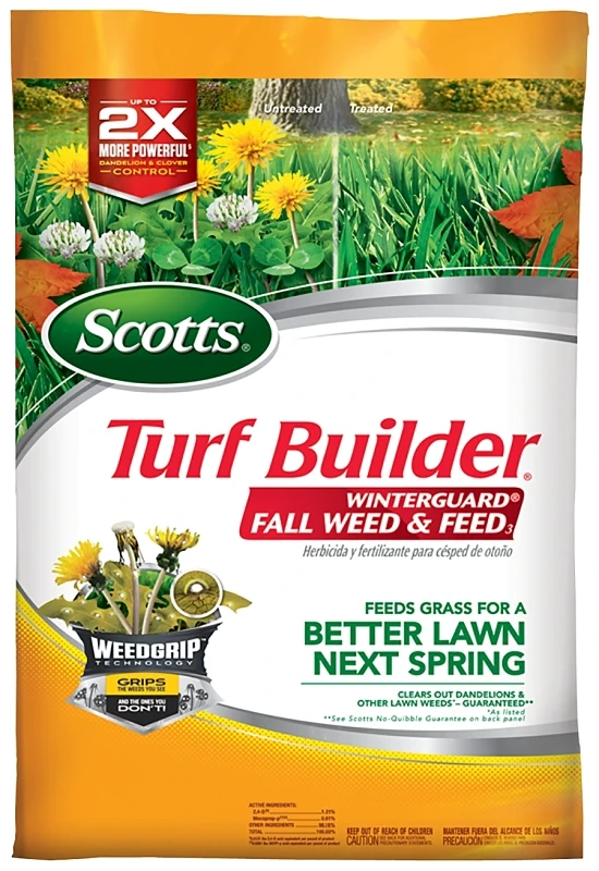 Scotts Turf Builder Winterguard Fall Weed & Feed — 11.28 Lb (4,000 Sq Ft)
