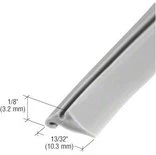 P7768 Glass Glazing Spline, Gray Vinyl, 200 Feet Long