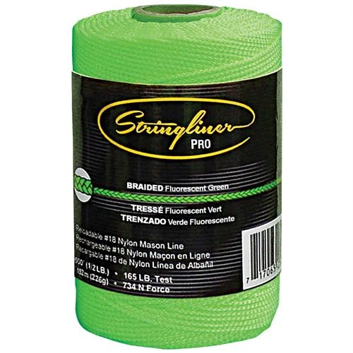 Stringliner Replacement Line Roll, Fluorescent Green, 500 Ft.