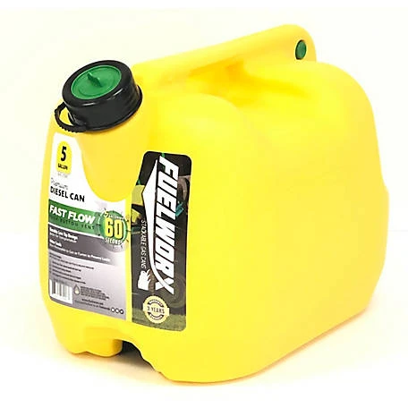 Fuelworx Diesel 5 Gallon Gas Can