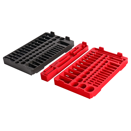 106-piece 1/4 & 3/8 Inch Drive Sae & Metric Packout Tray Holder