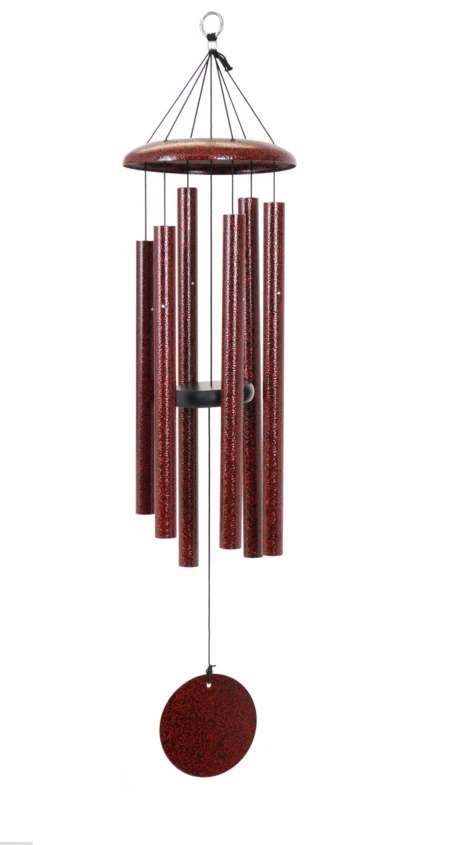 36-inch Ruby Splash Corinthian Bells Wind Chime