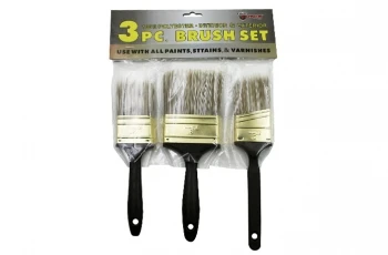 Paint Brush Set, 3pc