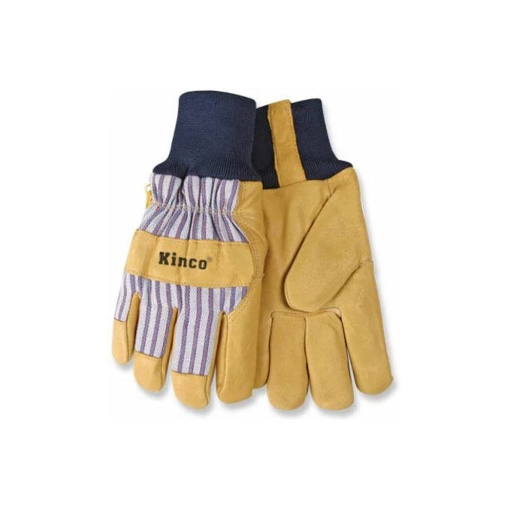 1927kw L Large Men's Premium Grain Pigskin Leather Palm Gloves