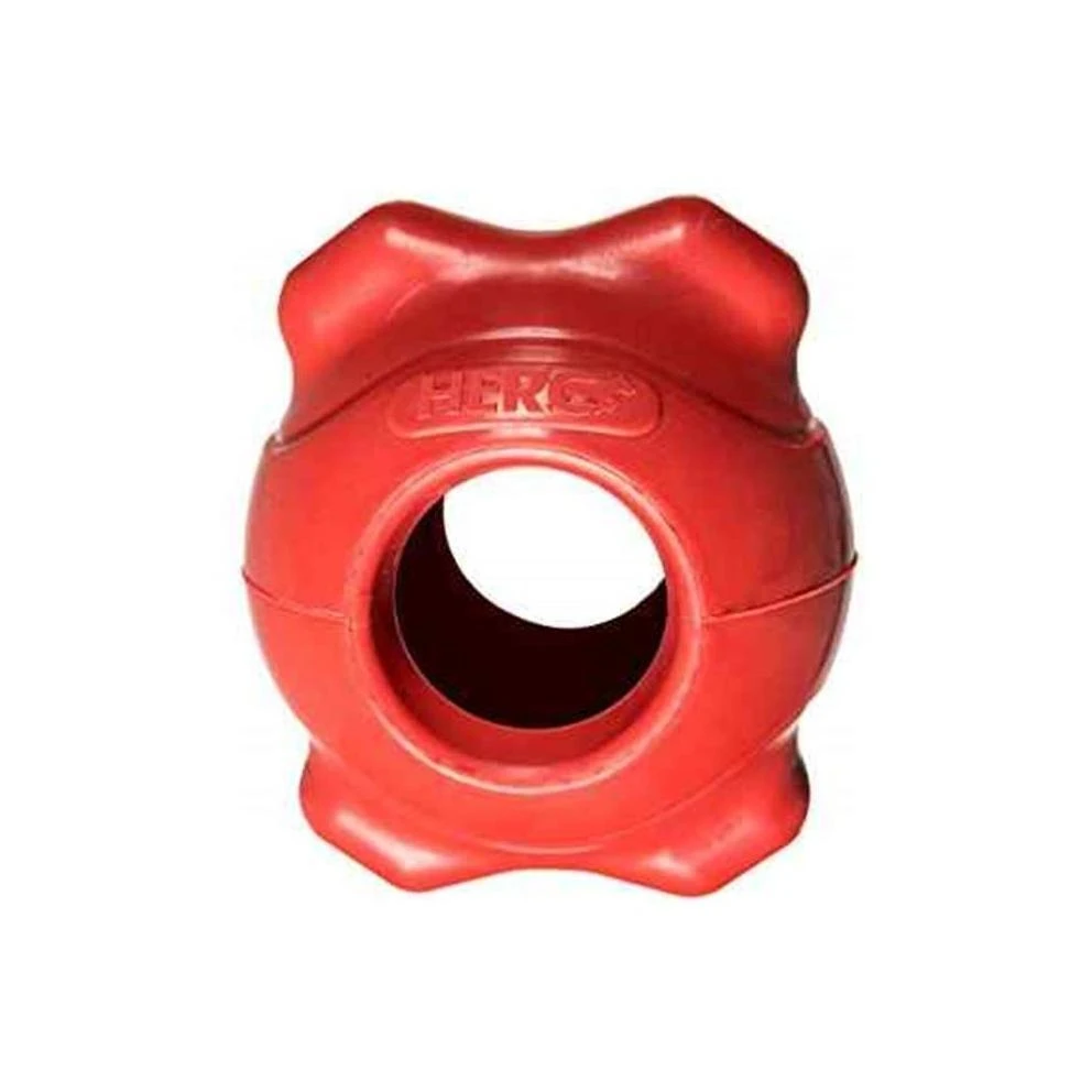 64136 Hero Signature Series Natural Bone Ball, Red - Medium Size