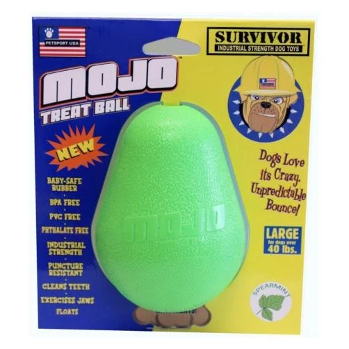 Petsport Usa Inc 40070 Large Mojo Treat Ball Dog Toy