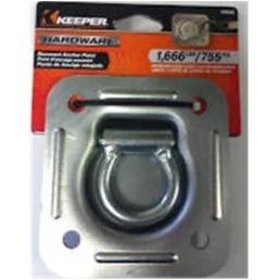 04528 4-7/16 Inch Recessed Square Flip Ring Anchor For Secure Tie-downs