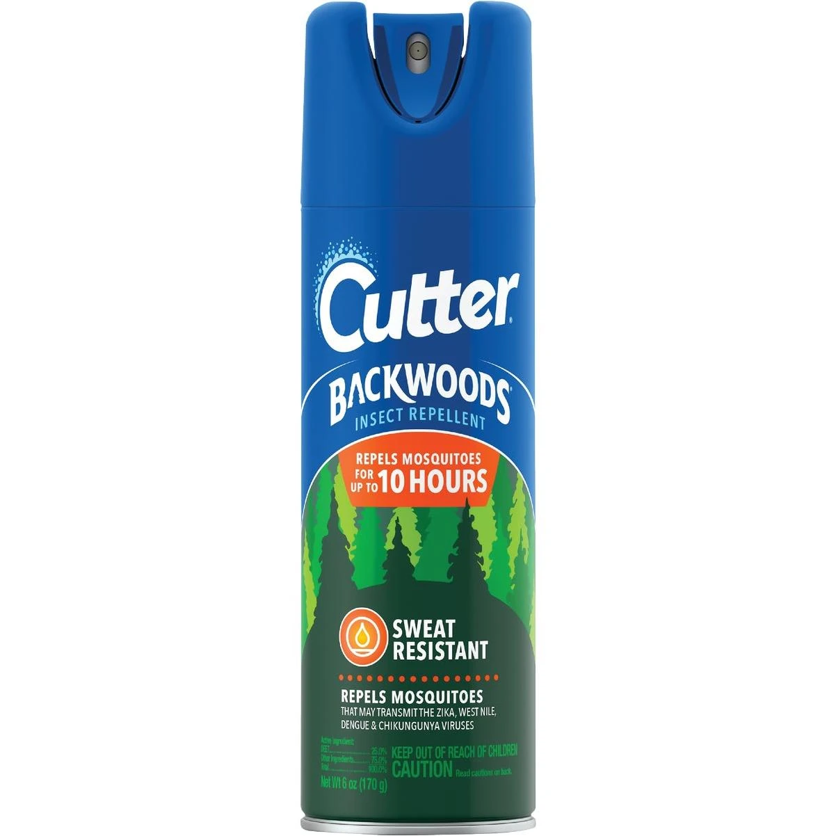 Backwoods Insect Repellent, 25% Deet - 6.0 Oz Aerosol Spray