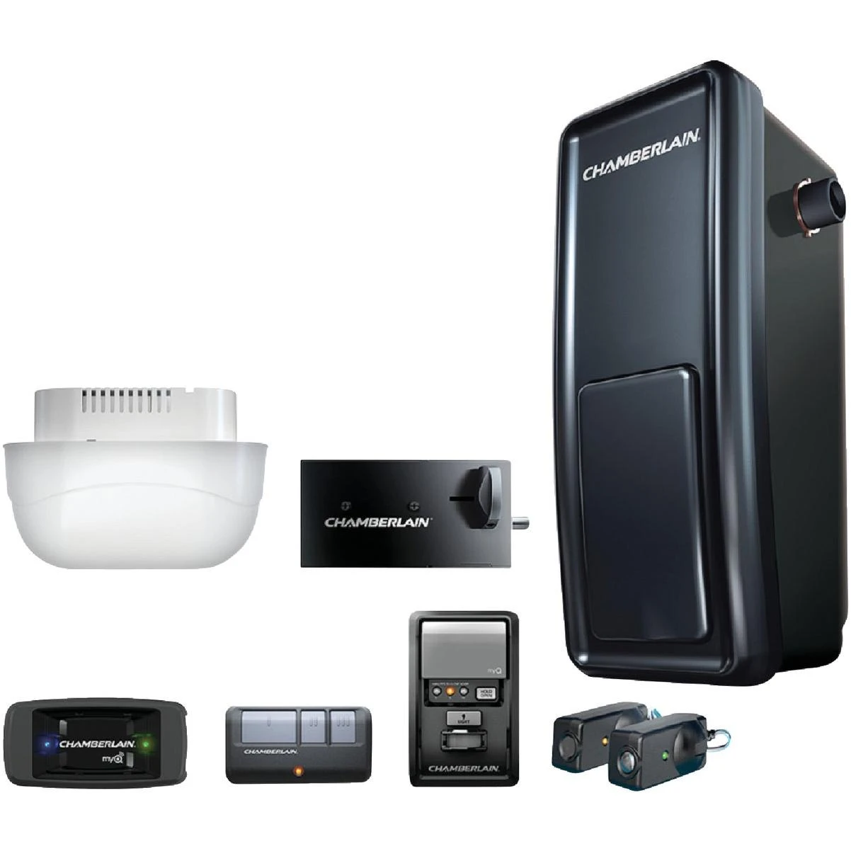 Wall Mounted Smartphone Controlled Ultra-quiet Direct Drive Garage Door Opener