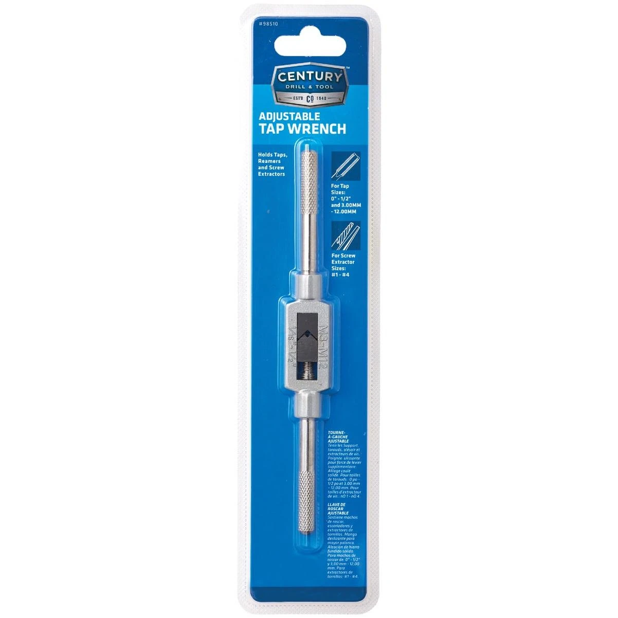 21911 Tap & Reamer Wrench 8-3/4-inch Length For 1/4-inch To 1/2-inch
