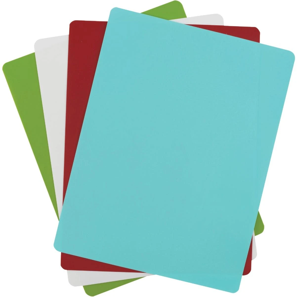 15.75 In. X 12 In. Assorted Colors Flexible Chopping Mat (4 Pack)