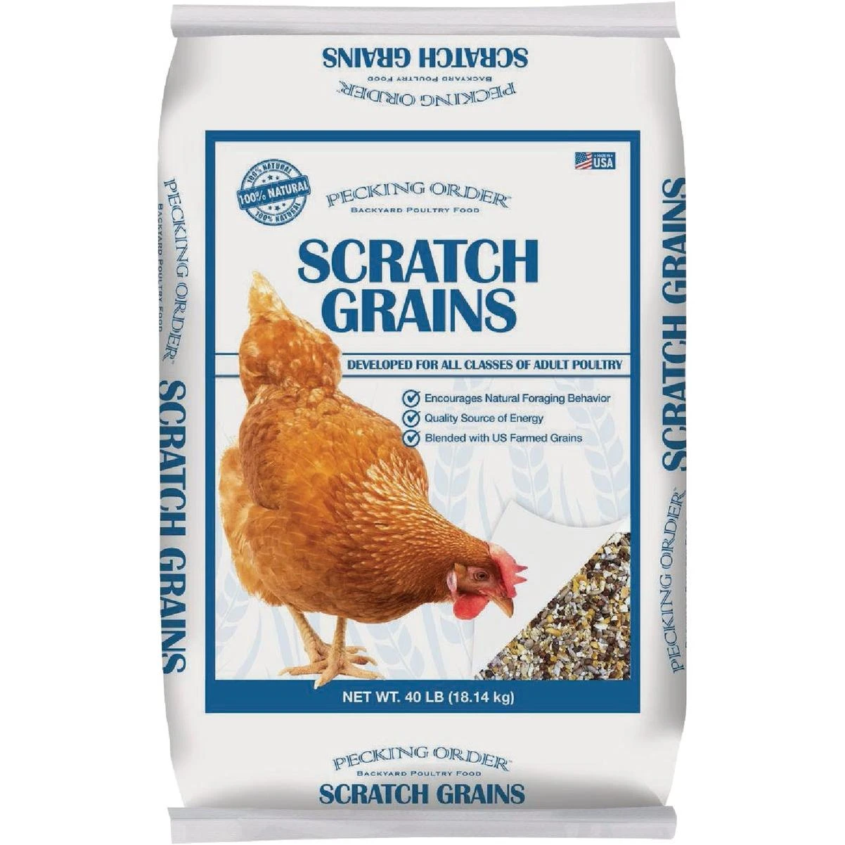 40 Lb. Scratch Grains