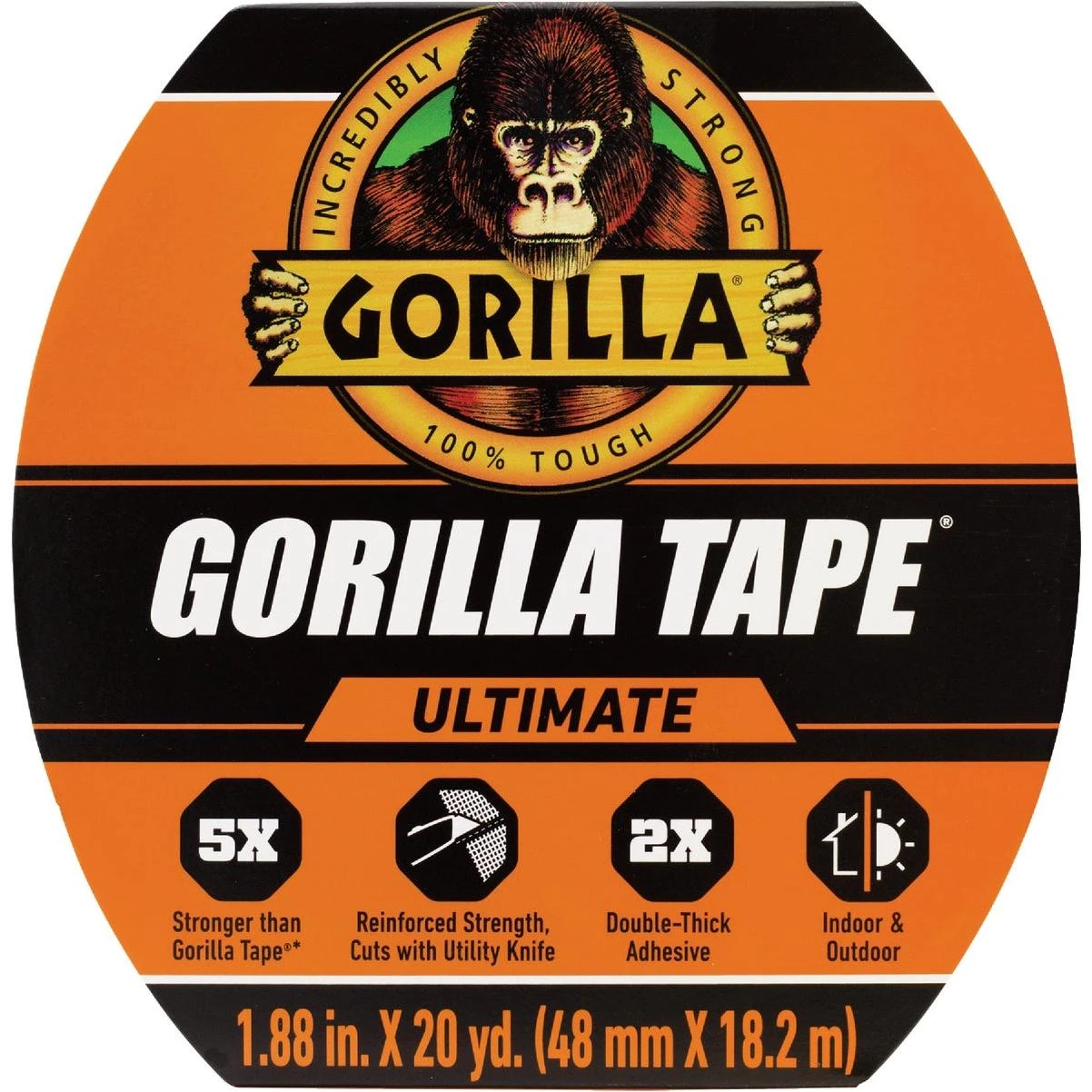 1.88 In. X 20 Yd. Ultimate Tape, Black