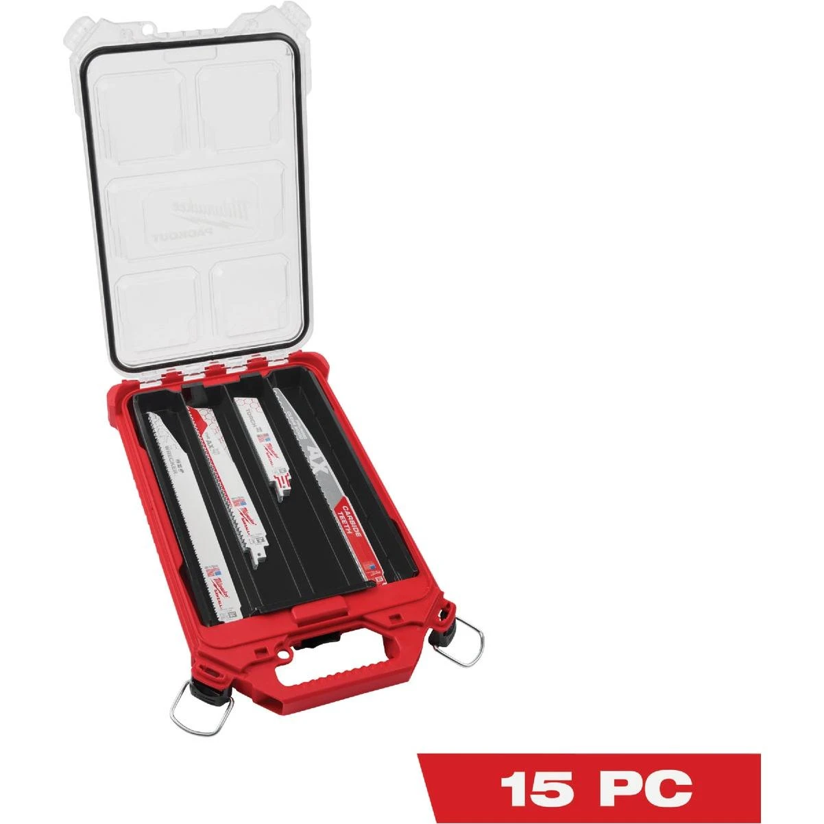 Sawzall 15-piece Reciprocating Saw Blade Set With Packout Organizer