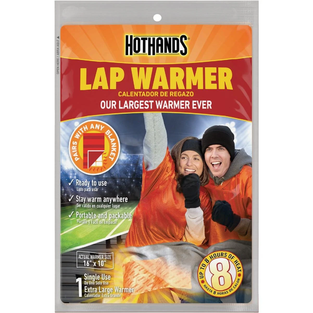 Disposable 16 In. X 10 In. 8 Hr. Lap Warmer
