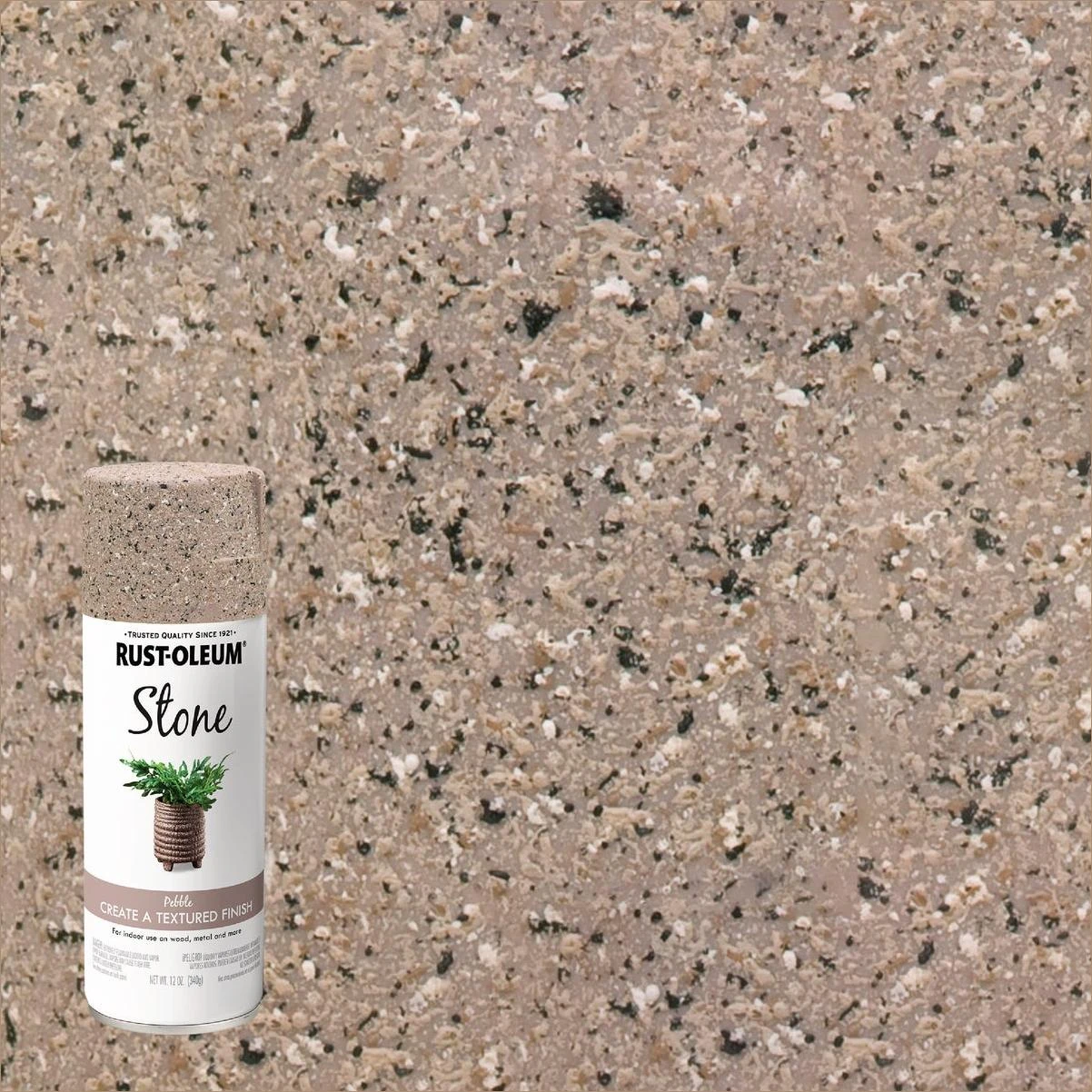 12 Oz. Stone Pebble Textured Spray Paint