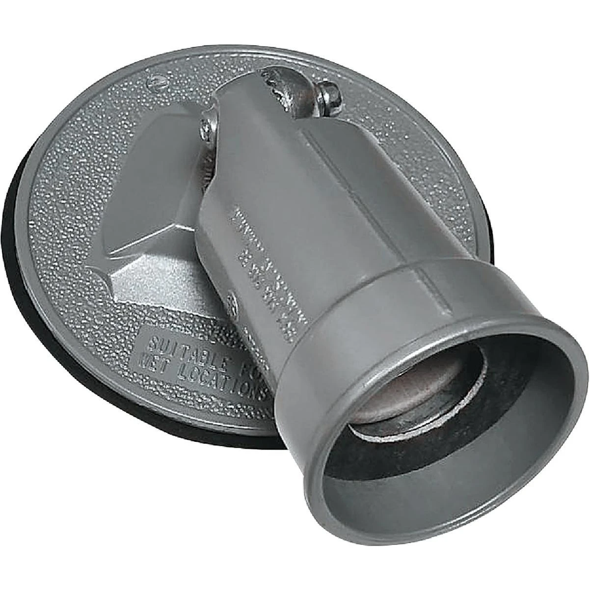 Par38 Round Gray Weatherproof Lamp Holder