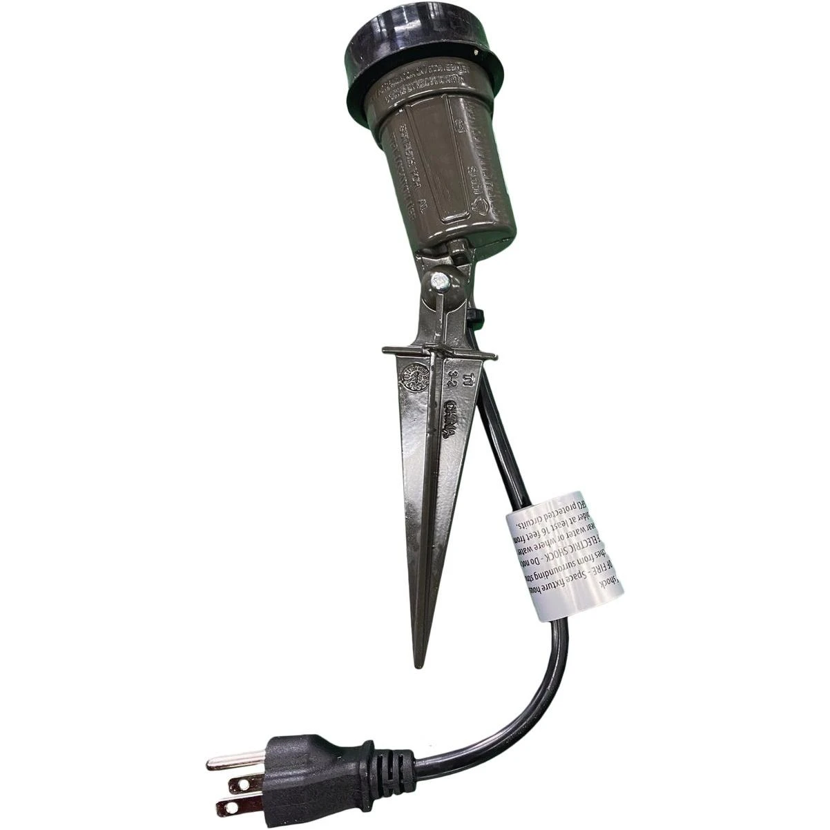 Par38 Bronze Weatherproof Spike Lamp Holder