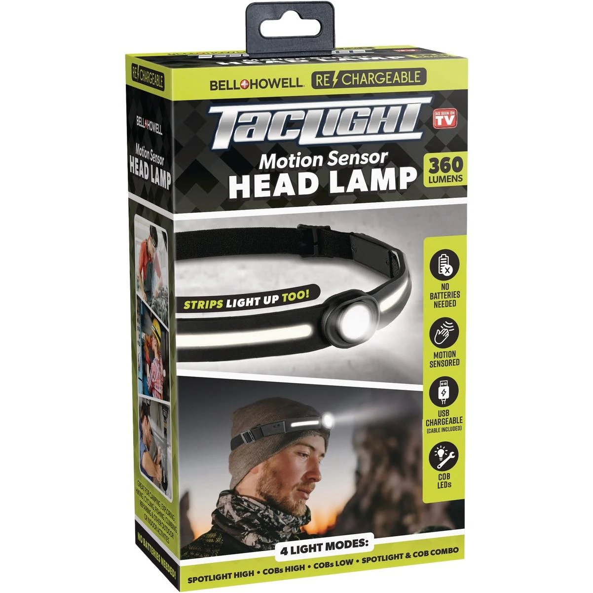 Bell+howell Taclight Motion Sensor Head Lamp