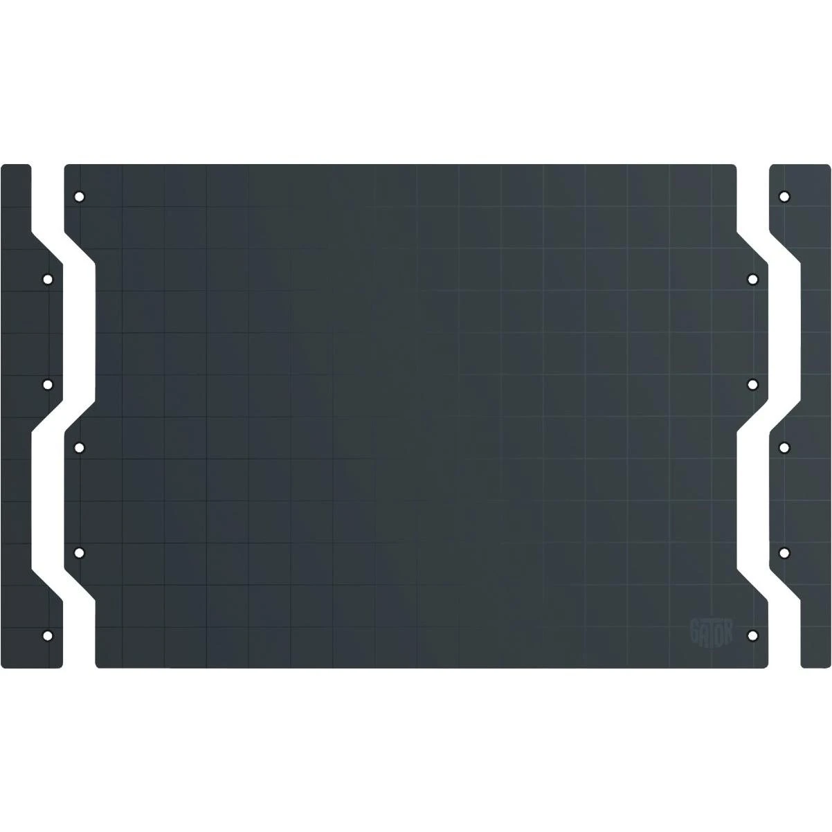 1.5 X 12 Black 16-gauge Galvanized Steel Wall Target Edge Cap (2-pack)