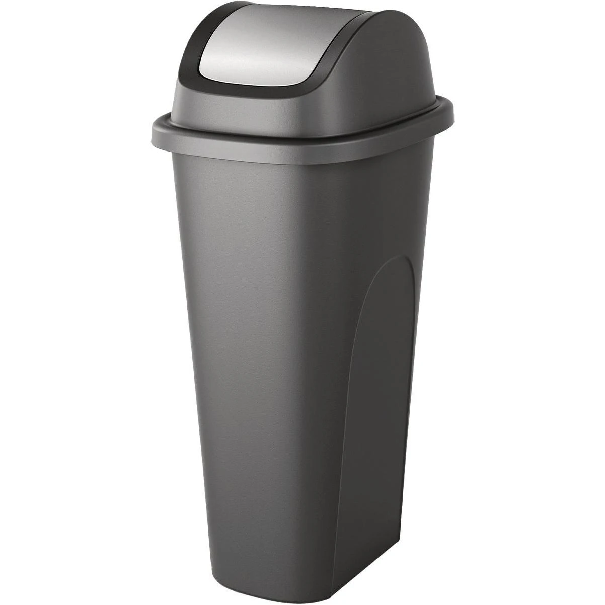 Forte 11 Gal. Slim Swing Lid Trash Bin