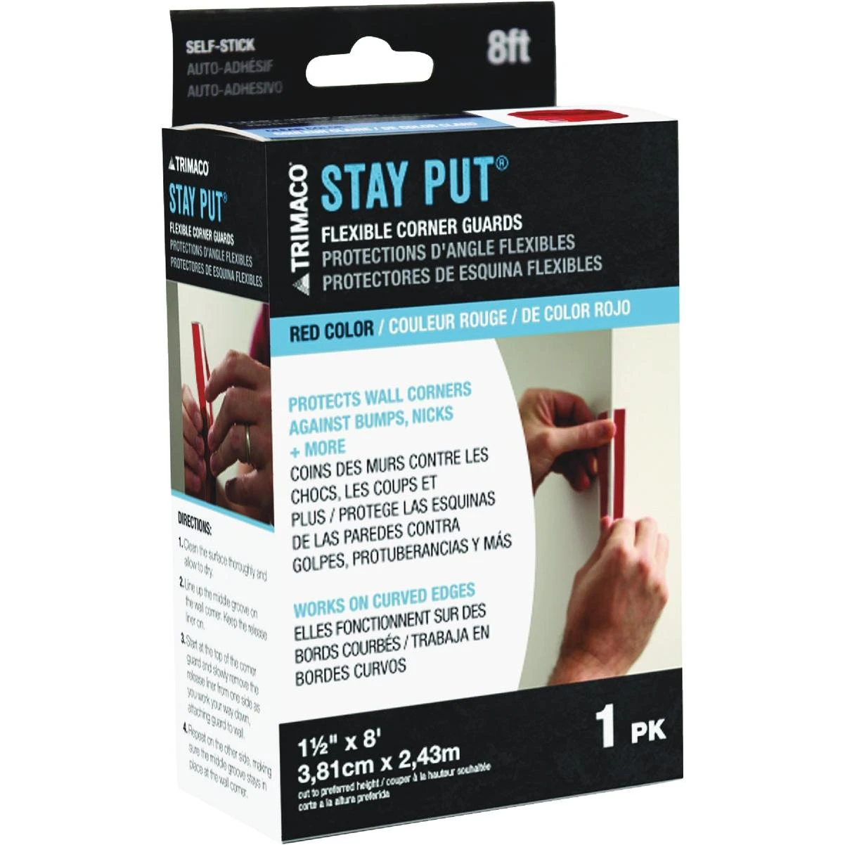 Stay Put 1.5 In. X 8 Ft. Flexible Corner Guard