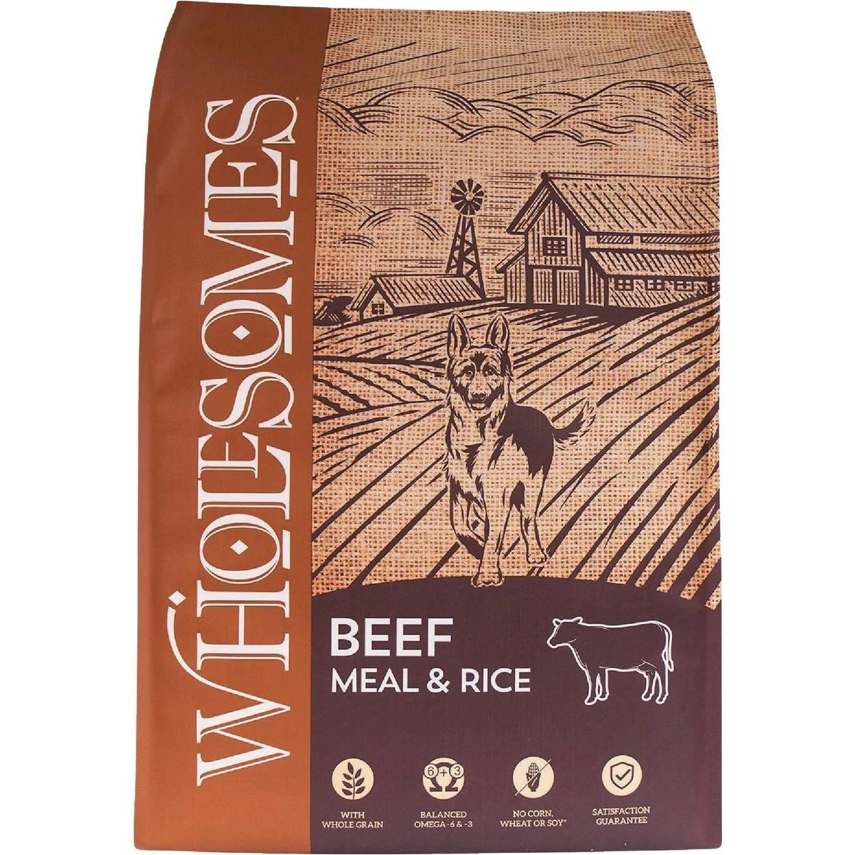 40 Lb. Beef Meal/rice Dry Dog Food
