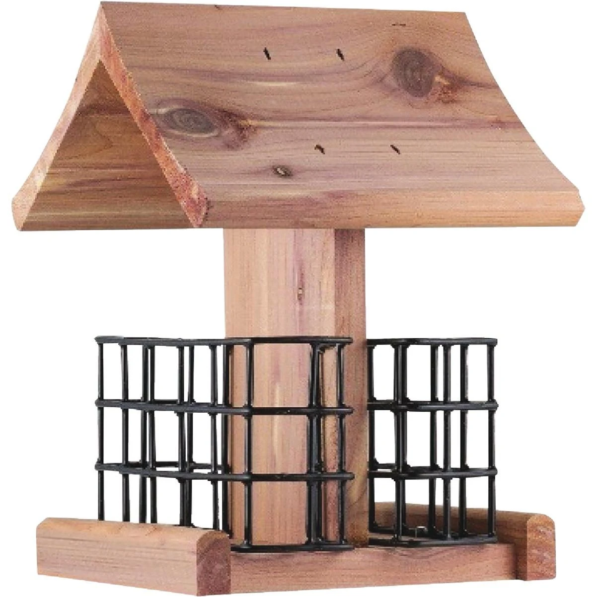 Cedar Double Suet Bird Feeder