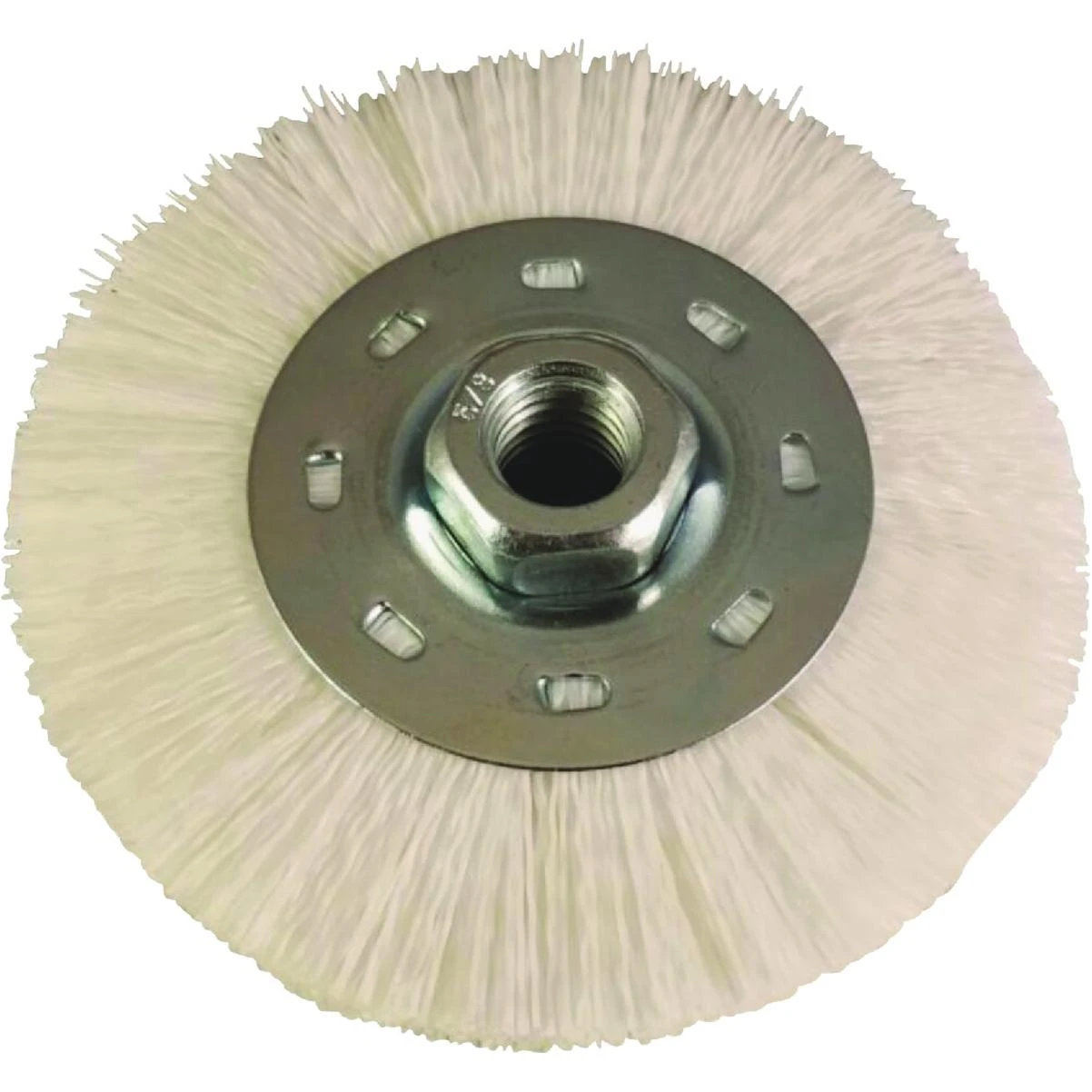Nyalox 4-1/2 In. No Grit White Angle Grinder Wheel Brush