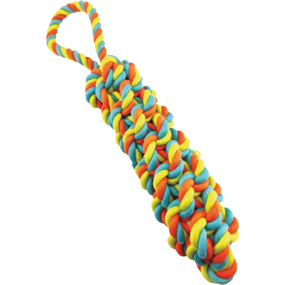 Chomper Woven Rope Monkey Fist Tug Dog Toy