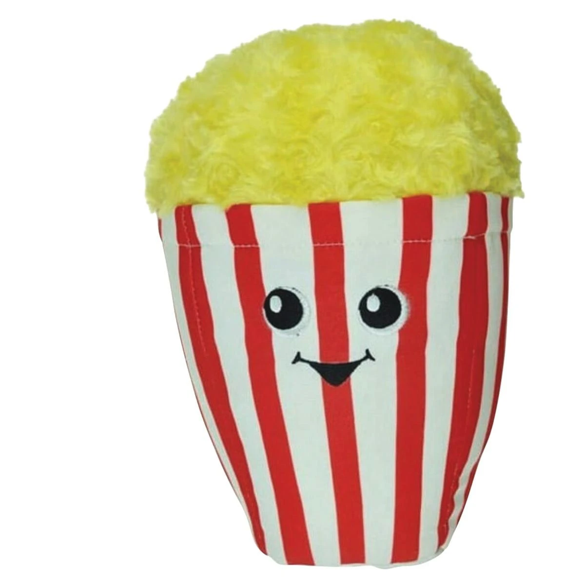 Chomper Food Junkeez Plush Popcorn Small Dog Toy