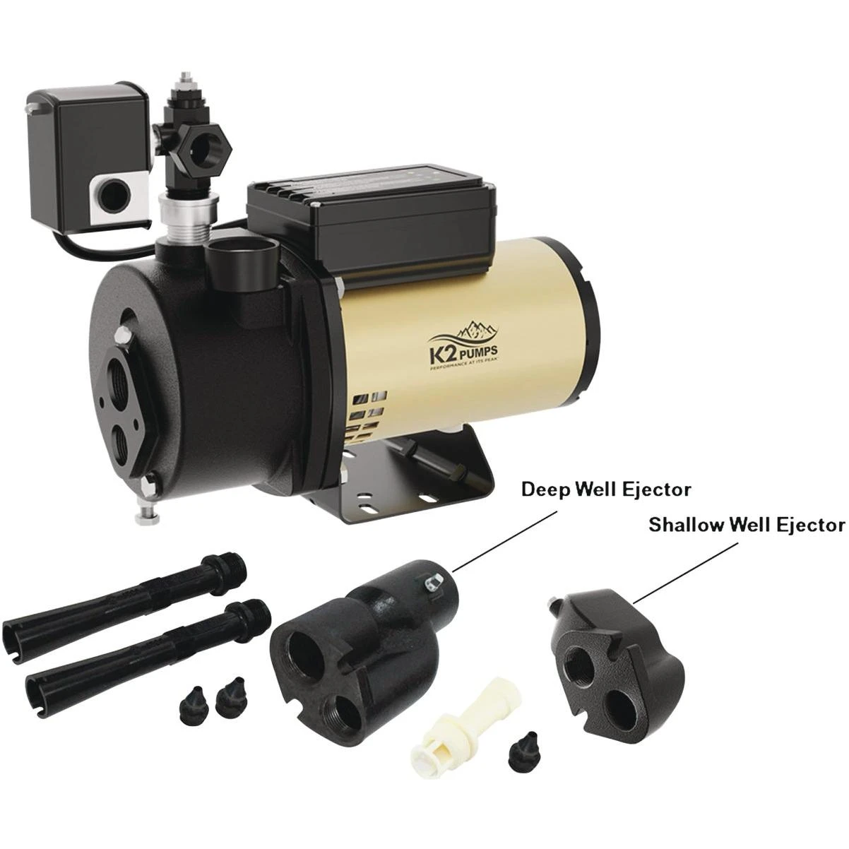 Intellijet 3/4 Hp Heavy-duty Cast Iron Convertible Deep Well Jet Pump