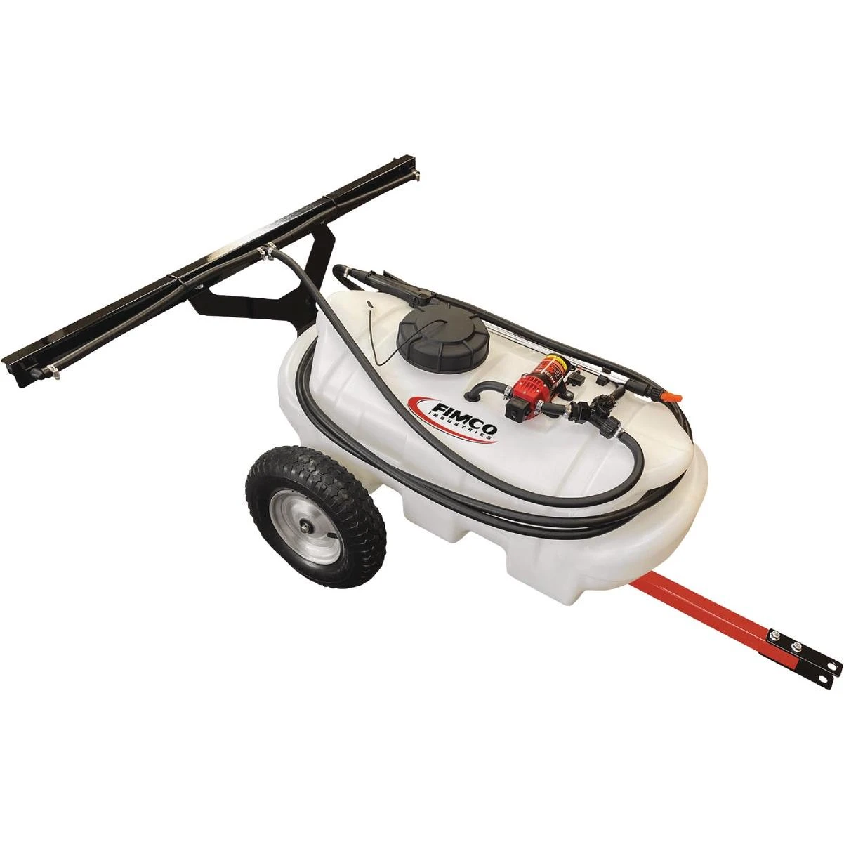15 Gal. Tow-behind Trailer Sprayer With 2 Nozzle Boom
