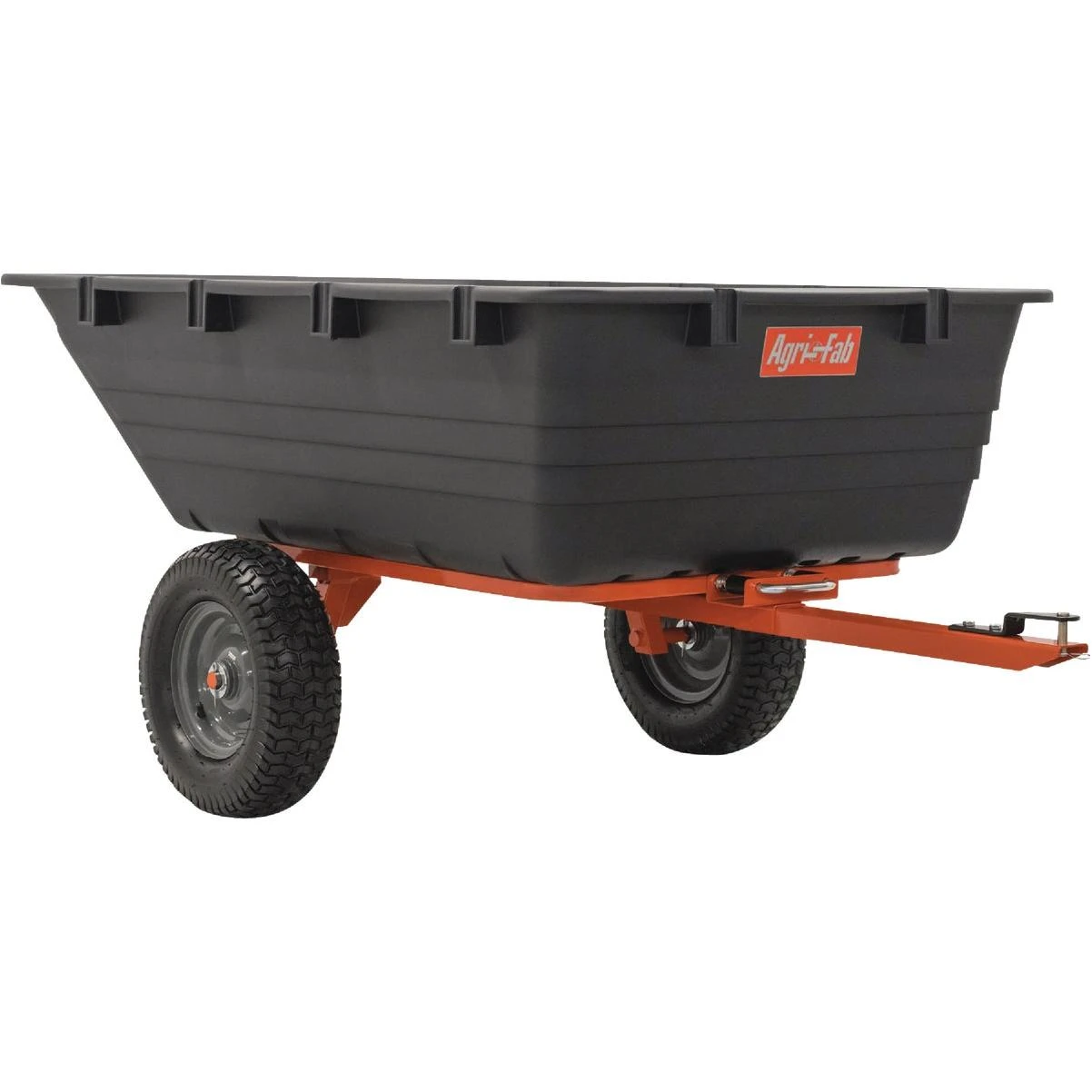 18 Cu Ft. 1,000 Lb. Poly Swivel Steel Tow-behind Dump Cart
