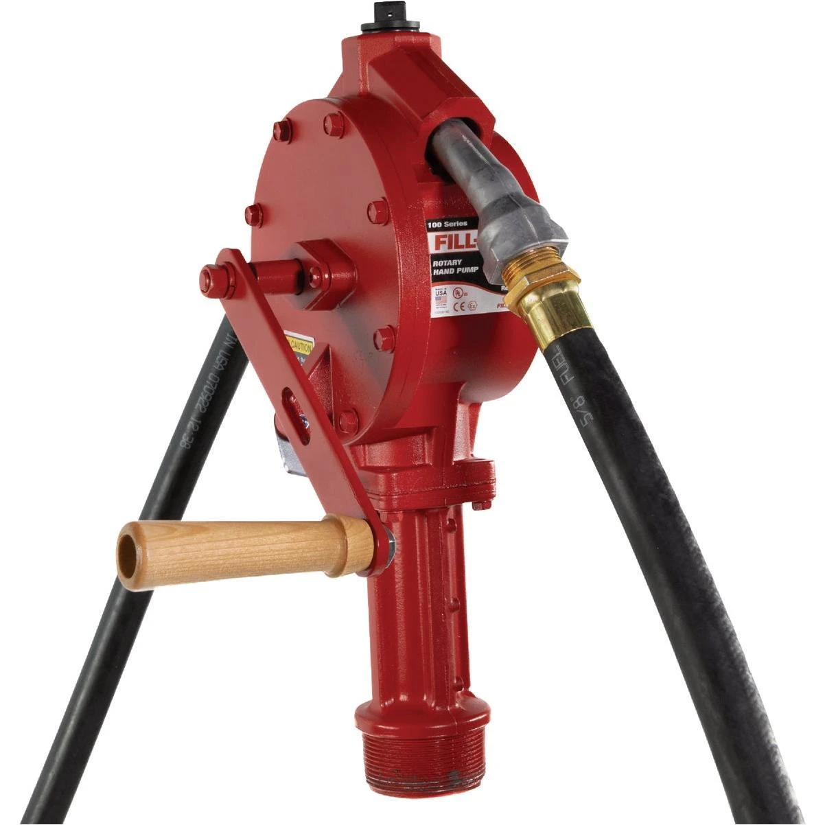 Rotary Hand-operated Fuel Transfer Pump With Nozzle Spout