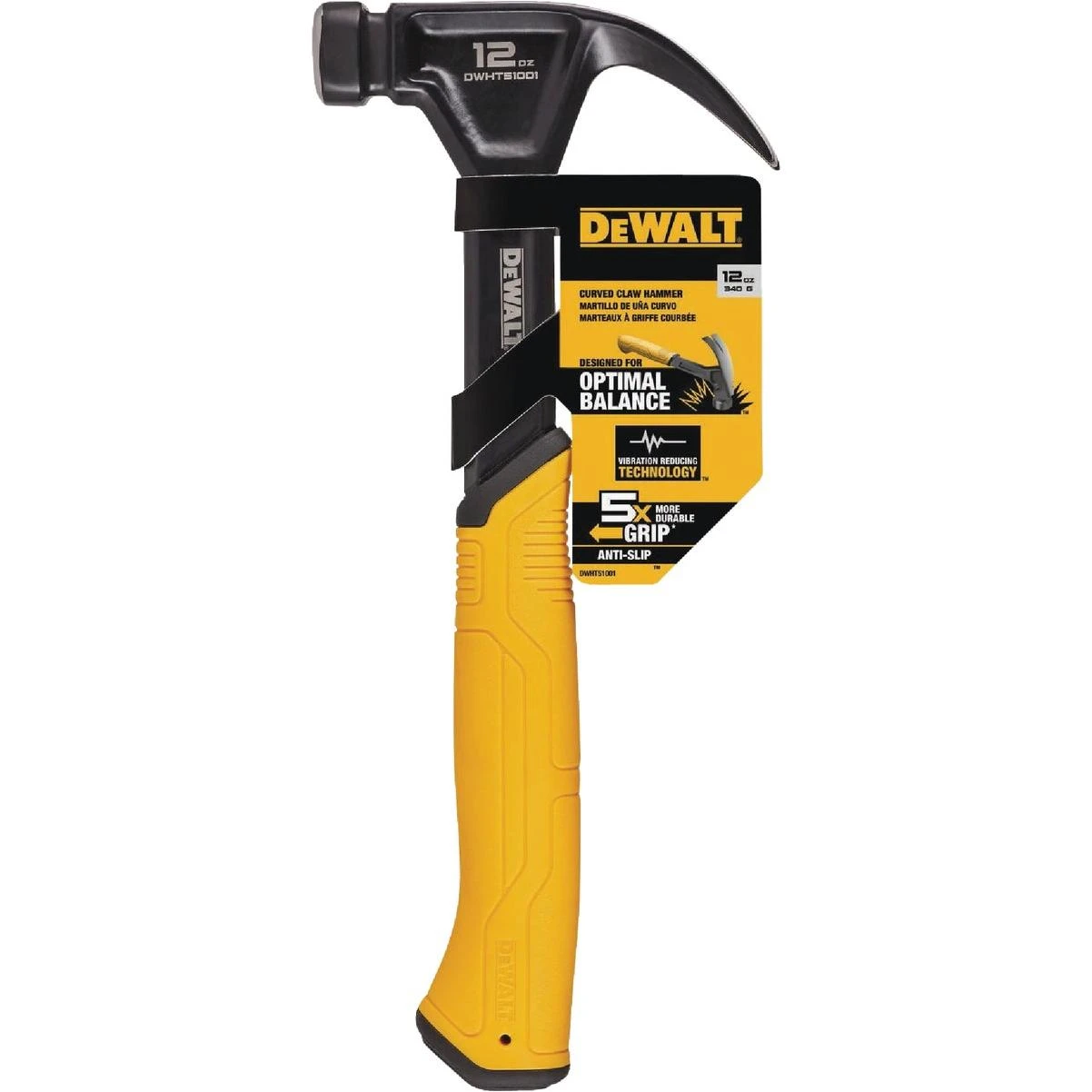 12 Oz. Smooth-face Curved Claw Hammer With Steel Handle