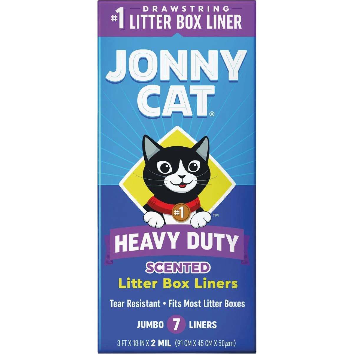 Jonny Cat Disposable Jumbo Litter Box Liner (7-pack)
