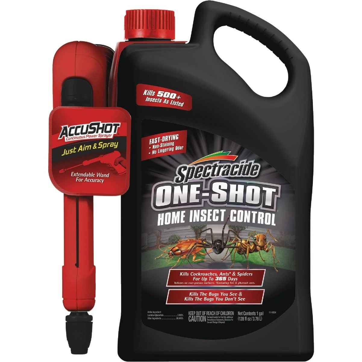 One-shot Home Insect Control 1 Gal. Ready To Use Insecticide With Accushot Sprayer