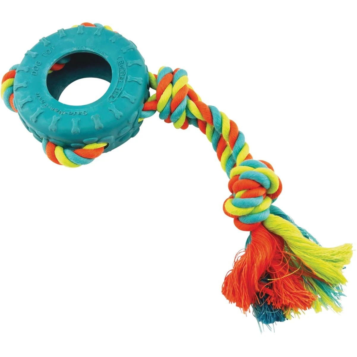 Chomper Tredz Rubber Tire & Rope Tug
