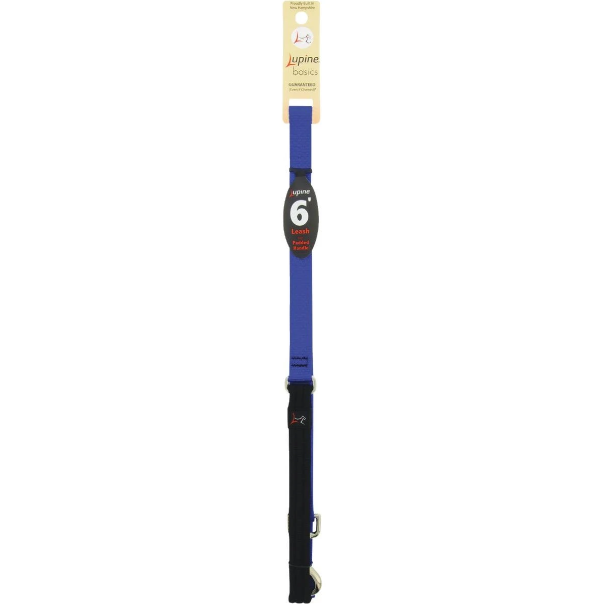 3/4 In. X 6 Ft. Traditional Solid Blue Dog Leash