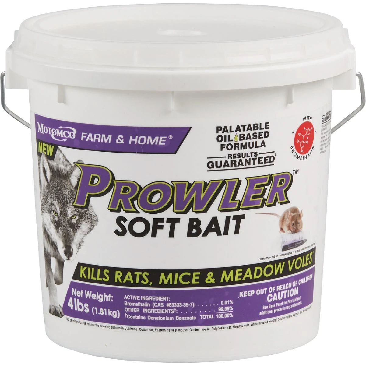 4 Lb. Rats, Mice, & Meadow Voles Soft Bait