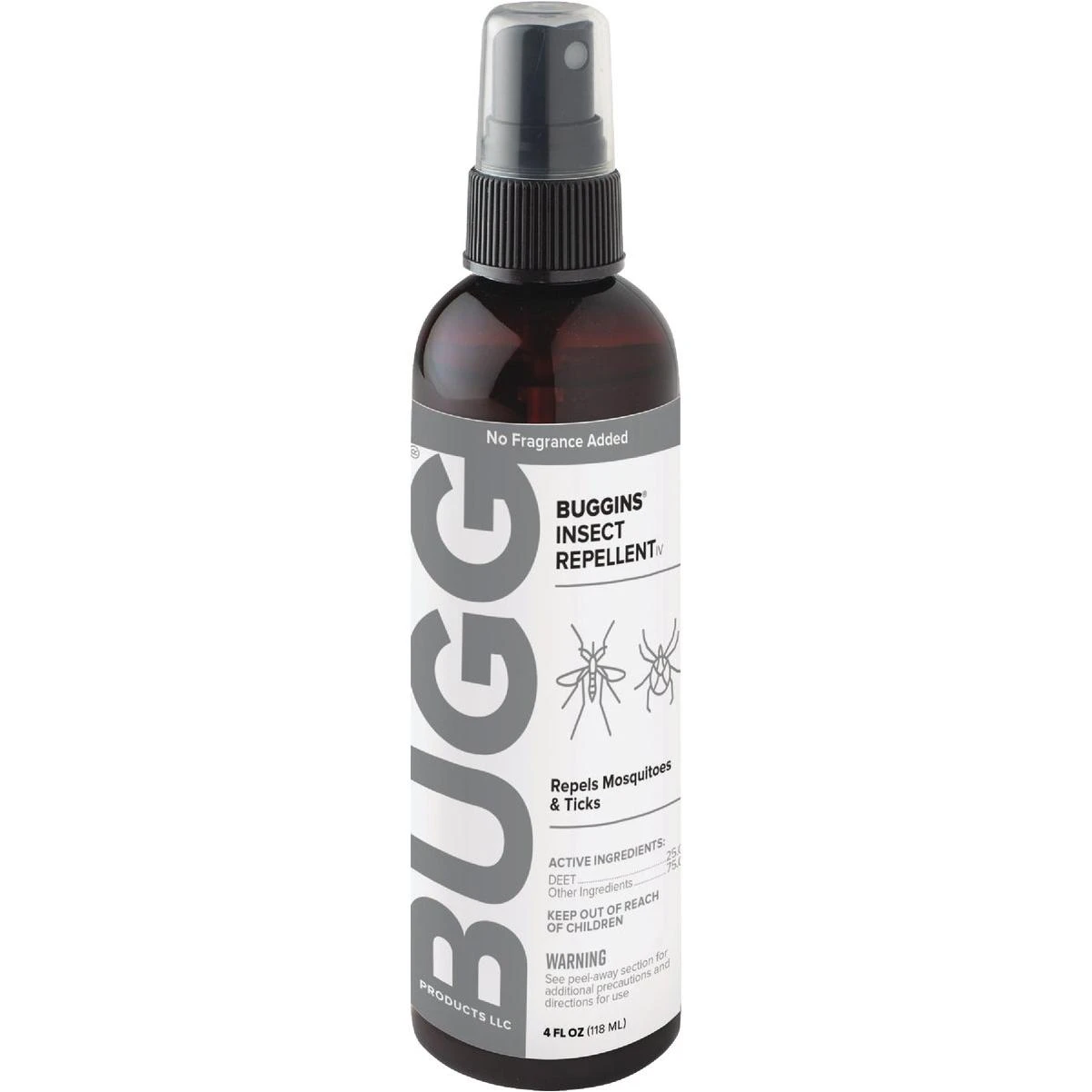 Buggins 6 Oz. 25% Deet Insect Repellent Iv, No Fragrance
