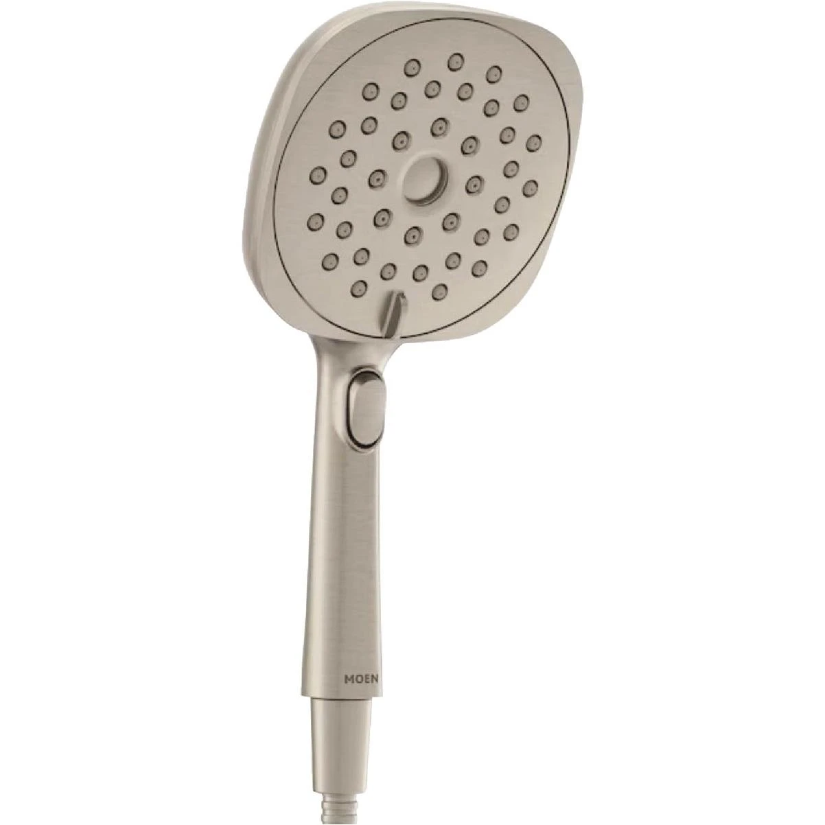 Spot Resistant Brushed Nickel 6 In. Dia. Spray Head Handheld Shower
